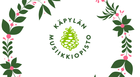 Logo seppelekuvion ympäröimänä