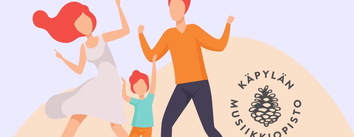 Yhdessä tanssivia piirroshahmoja